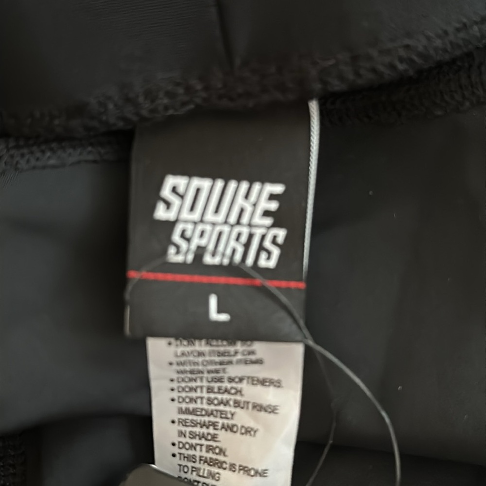 Souke Sports Men's 3D Padded Quick Dry Bike Shorts-PS5000-Black size L NWT - Picture 7 of 7